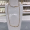 Berlian Imitasi Kuku Liontin Kalung Bangle 18k Emas Disepuh Fashion Jewelry