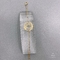 18k Emas Berlian Imitasi Stainless Steel Perhiasan Set Lingkaran Tumpang Tindih Kalung Dan Bangle Set
