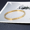 Bling Diamonds Light Luxury Gold Bangle Desain Independen SS316l Gold Bangle