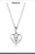 45cm Valentine Heart Pendant Kalung Perak Stainless Steel Kalung Untuk Istri
