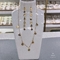 Simbol Ajaib Kalung Panjang Dan Anting-Anting Set Emas 14k Di Atas Perhiasan Stainless Steel