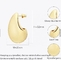 Wanita Anting-Anting Emas Ring Terbuka Bentuk C 14K Emas Diisi Kecil Pantai BoHo Sederhana Halus Buatan Tangan Hypoallergenic