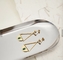Set Anting untuk Banyak Tindikan | 14K Gold Plated Studs Earrings and Hoops Set Hypoallergenic Small Hoop