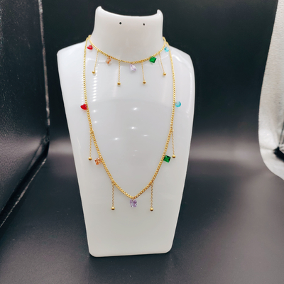 Baru Datang Trendy High Polish Baru Earring Earring, Necklace, Bracelet Set Untuk Wanita